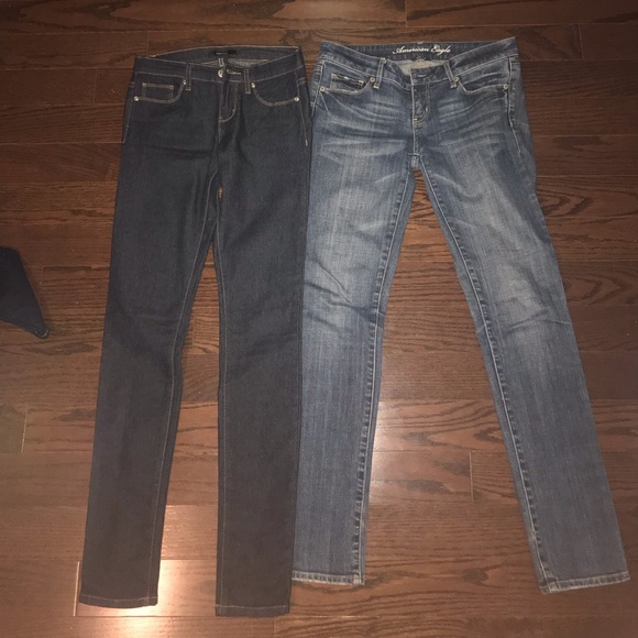 TWO pairs of jeans American Eagle AND Forever 21 - Picture 1 of 4